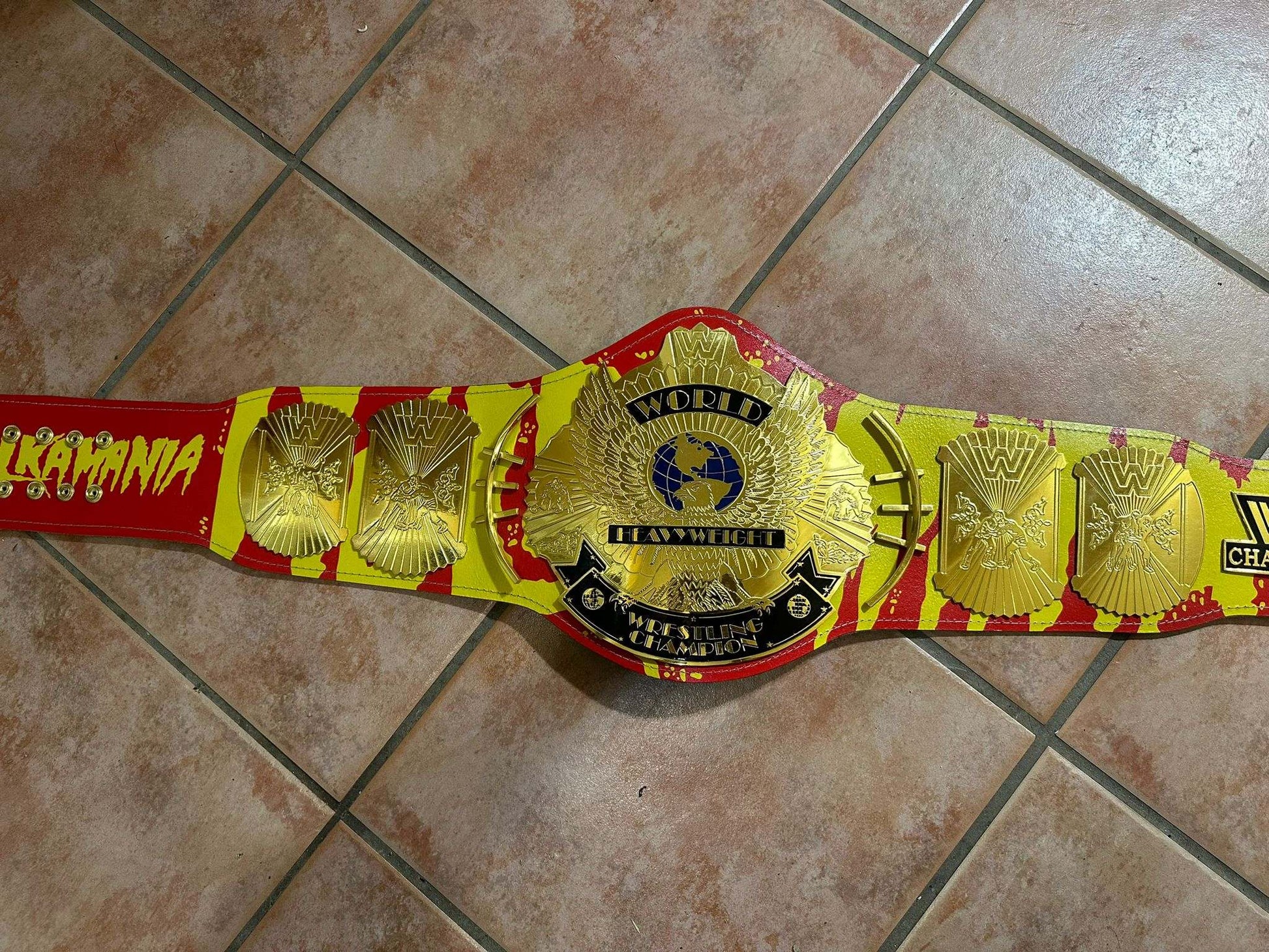 JNJ Collectibles WWF Belt WWE Winged Eagle Championship Replica Title Belt