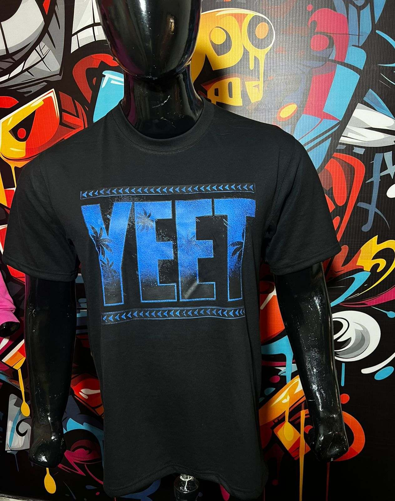 JNJ Collectibles Yeet Vintage Yeet Blue Watercolor Retro Apparel Cool Trip